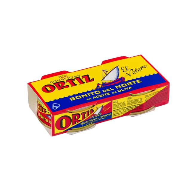 Ton Alb In Ulei Masline Bonito Del Norte Ortiz 2*63g